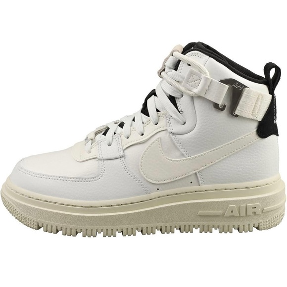 NiKE- White Air Force 1 High Utility 2.0 Sneakers - Picture 4 of 7